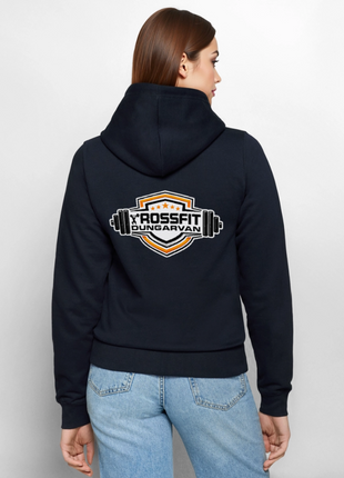 Women’s Crossfit Hooded Jacket - french navy