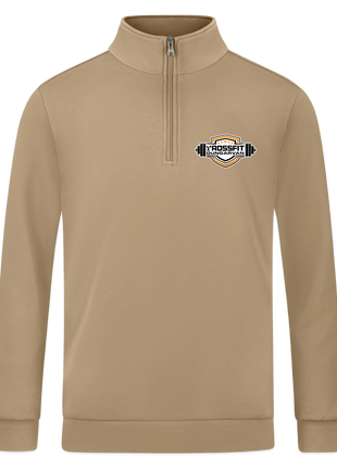JAKO Crossfit Organic Zip Top - beige