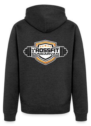 Men's Premium Crossfit Hooded Jacket - heather anthracite