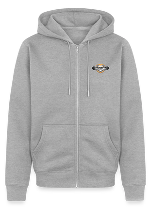 Men's Premium Crossfit Hooded Jacket - heather grey