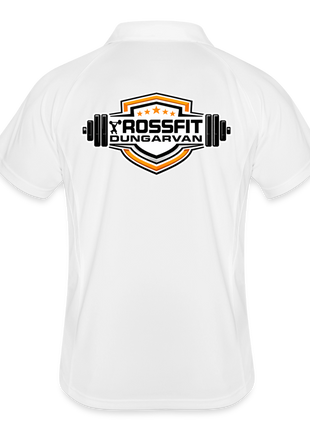 Men's Crossfit Sports Polo - white/navy