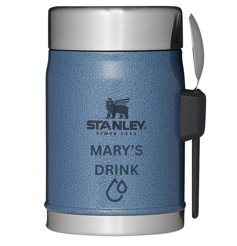 STANLEY 0.4L Food Jar with Spork with Customisation