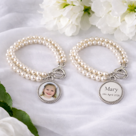 Personalised Pearl Bracelet